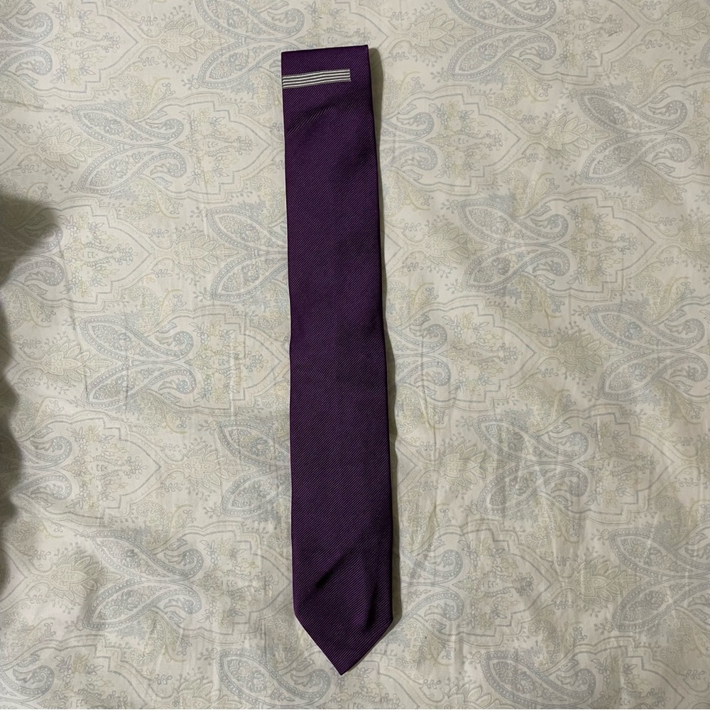 🤝 Brooks Brothers Purple Tie - “Red Fleece Collection” 🤝